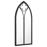 Vidaxl Mirror 100x45 cm Eisenschwarz