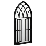 Vidaxl Mirror 100x45 cm Eisenschwarz