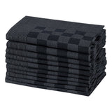 Vidaxl Küchentücher 20 ST 50 x 70 cm Baumwollschwarz und Grau