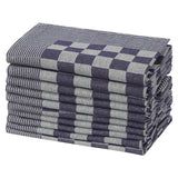 Vidaxl Küchentücher 50 St 50x70 cm Baumwollblau und Weiß