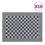 Vidaxl Küchentücher 10 ST 50 x 70 cm Baumwollschwarz und Weiß