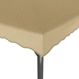 Vidaxl Arbor 3x3 M Alluminio e Taupe in acciaio