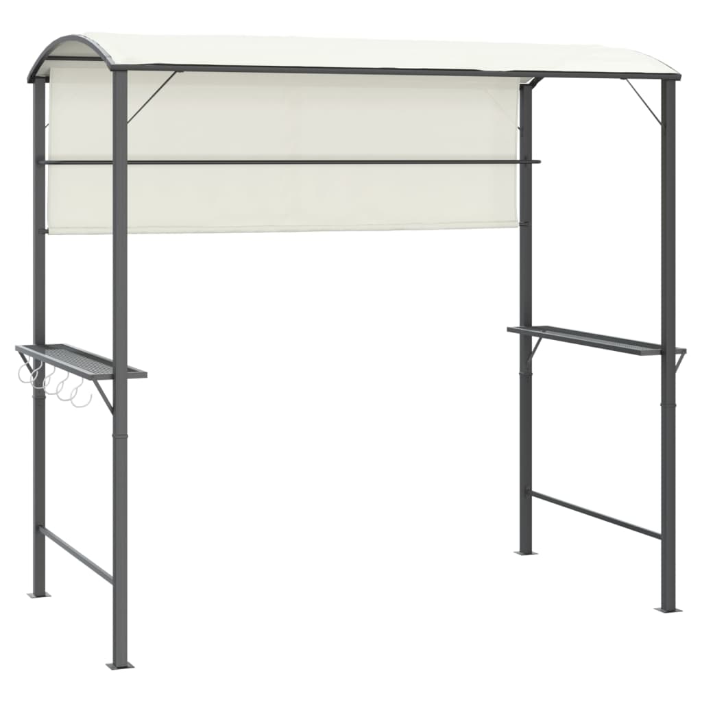 Vidaxl Arbor con tetto 220x110x200 cm crema