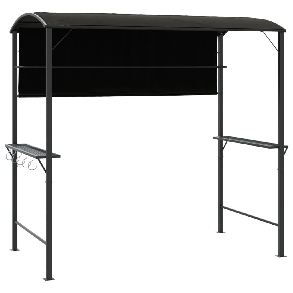 Arbor Vidaxl avec toit 220x110x200 cm anthracite -colored