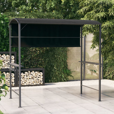Vidaxl -Laube mit Dach 220x110x200 cm Anthrazit -ausgelöst