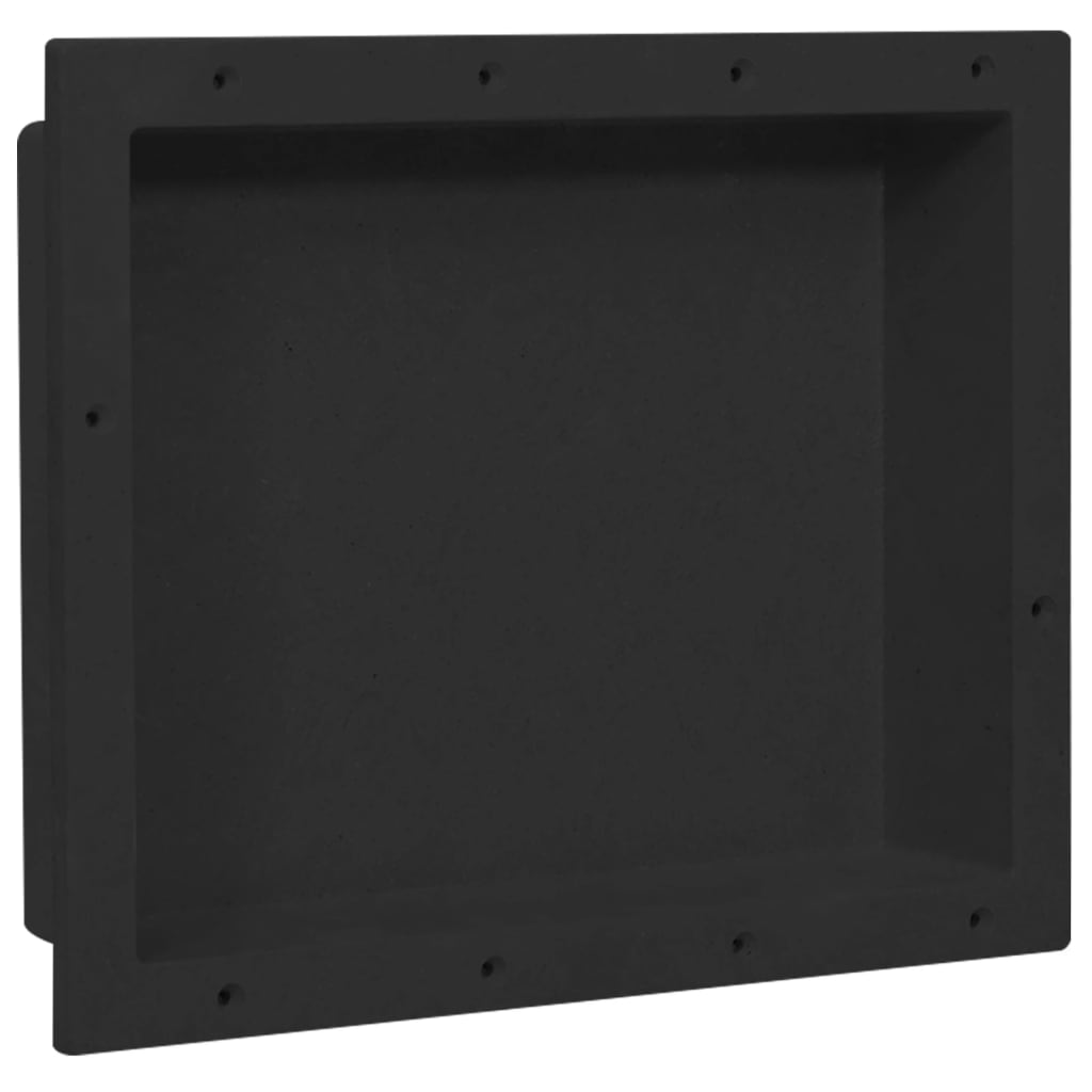 Vidaxl Shower 41x51x10 cm Mat Black