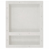 Vidaxl Shower con 2 compartimentos 41x51x10 cm Mat White