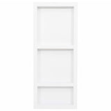 VIDAXL -Dusche mit 3 Fächern 41 x 99 x 9 cm Hochglanz weiß