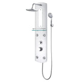 VidaXL shower panel 25x43x110 cm silver colored