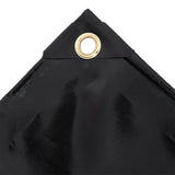 Vidaxl zeildoek 650 g m² 4x5 m zwart
