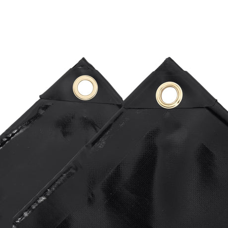 VIDAXL -Gerät 650 g m² 1,5 x 10 m schwarz