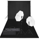 Vidaxl Photo Studio Set con set di illuminazione e sfondo