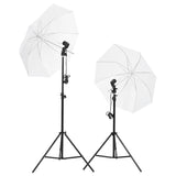 Vidaxl Photo Studio Set mat dem Luuchte Set, Hannergrond a Reflektor