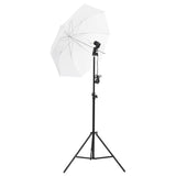 Vidaxl Photo Studio Set mat dem Luuchte Set, Hannergrond a Reflektor