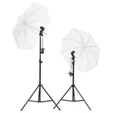 Vidaxl Photo Studio -Set mit Beleuchtungssatz, Hintergrund und Reflektor