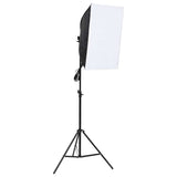 Vidaxl Photo Studio Set mit Softbox -Lampe, Hintergrund und Reflektor