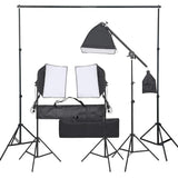 Vidaxl Photo Studio Set mit Beleuchtungssatz