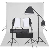 Vidaxl Photo Studio Set mit Beleuchtungsset und Hintergrund