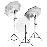 Vidaxxl Fotostudio-Set mit Beleuchtungsset und Hintergrund