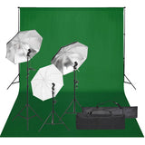 Vidaxl Photo Studio Set mit Beleuchtungsset und Hintergrund