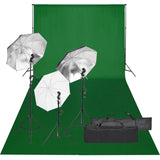 Vidaxl Photo studio set with lighting set and background