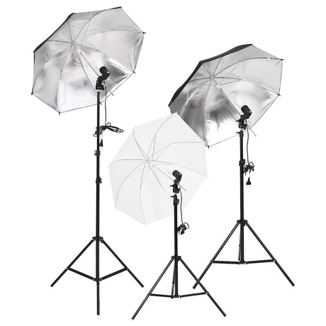 Vidaxxl Fotostudio-Set mit Beleuchtungsset, Hintergrund und Reflektor