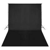 Vidaxl Photo Studio -Set mit Beleuchtungssatz, Hintergrund und Reflektor