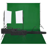 Vidaxl Photo Studio Set mit Beleuchtungsset und Hintergrund