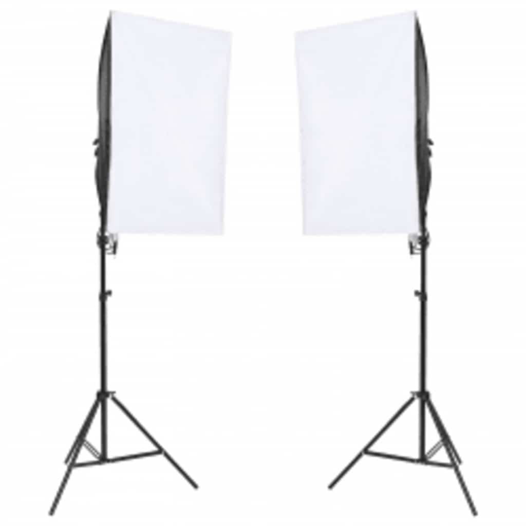 Vidaxl Photo Studio Set mit Beleuchtungsset und Hintergrund