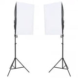 VidaXL Fotostudioset met verlichtingsset, achtergrond en reflector