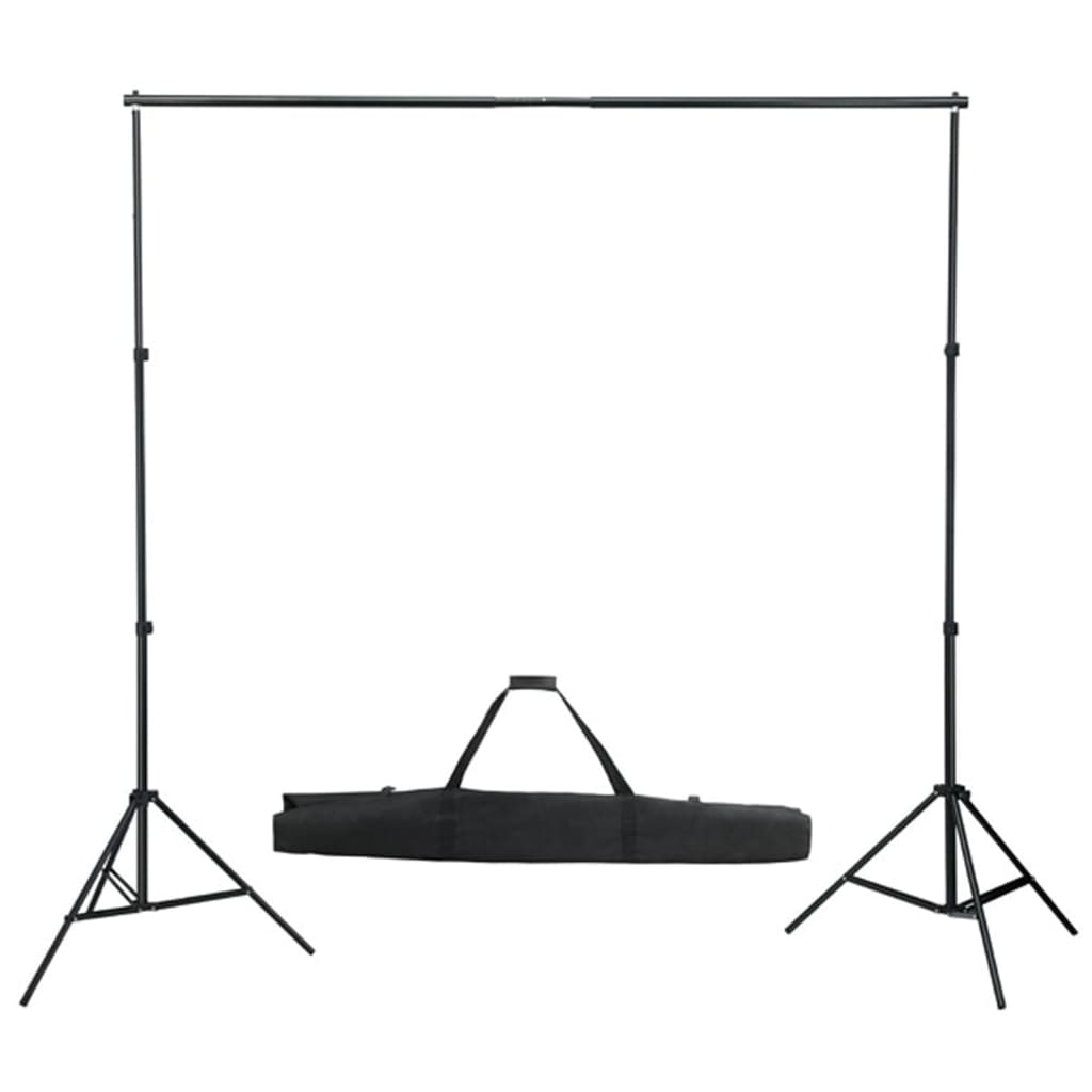 VidaXL Fotostudioset met verlichtingsset, achtergrond en reflector