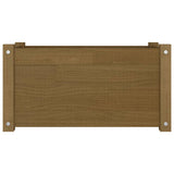 VIDAXL -Planungsbox 60x31x31 cm Festkiefer Honigbraun