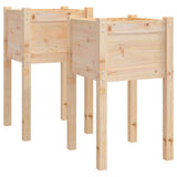 VIDAXL -Pflanzer 2 ST 40x40x70 cm Festkiefer