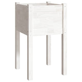 VIDAXL -Planungsbox 40x40x70 cm Festkiefer weiß