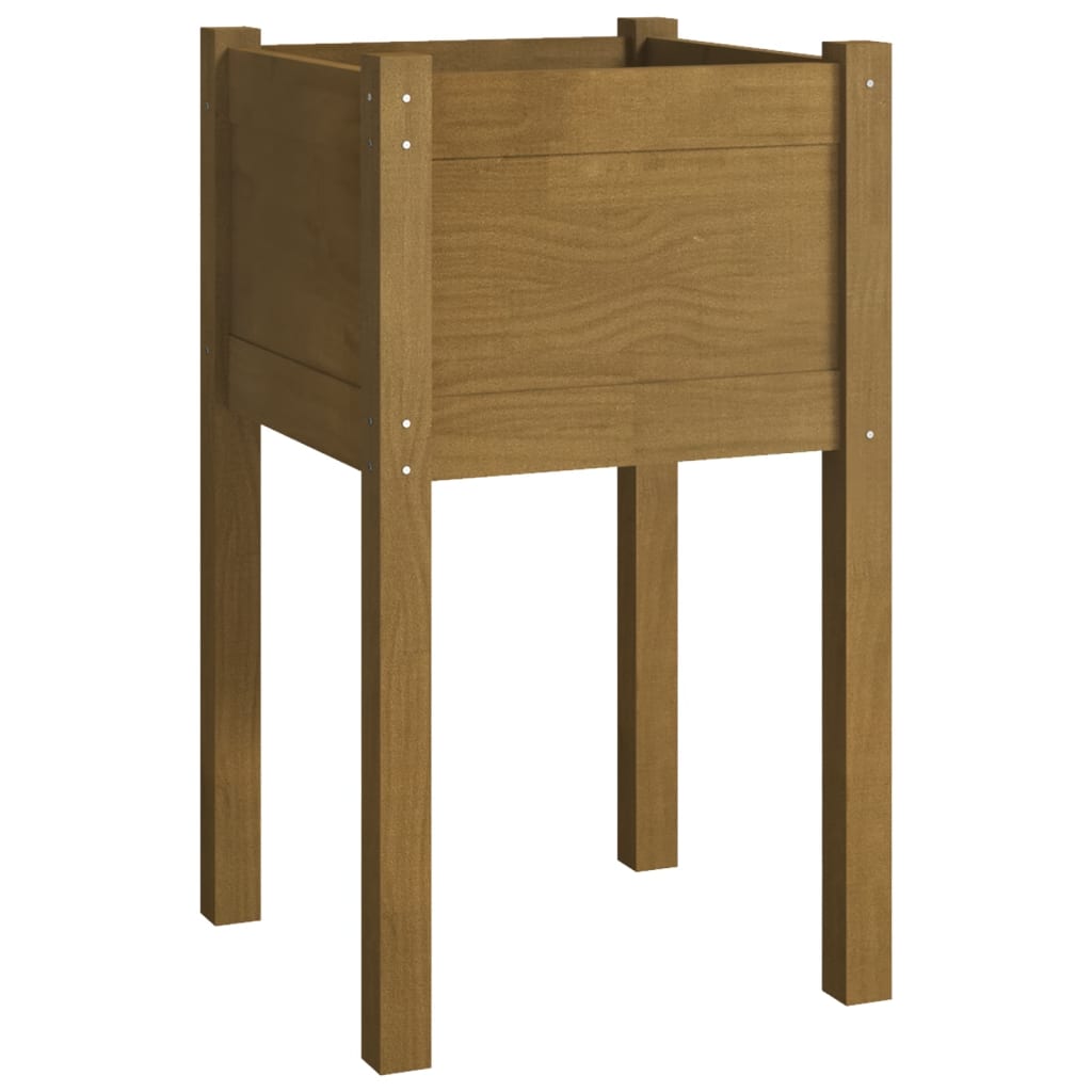 Vidaxl Planning Box 40x40x70 cm Solid Pine Honey Brown