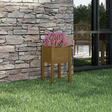 VIDAXL -Planungsbox 40x40x70 cm Festkiefer Honigbraun