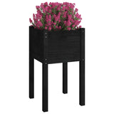 VIDAXL -Planungsbox 40x40x70 cm Festkiefer schwarz