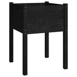 VIDAXL -Planungsbox 50x50x70 cm Festkiefer schwarz