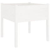 VIDAXL -Planungsbox 70x70x70 cm Festkiefer weiß