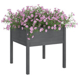 VIDAXL -Planungsbox 70x70x70 cm Festkiefergrau