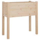 Vidaxl Planters 2 ST 70x31x70 cm Solid Pine