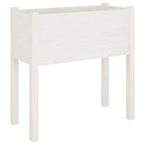 Vidaxl Planning Box 70x31x70 cm Solid Pine White