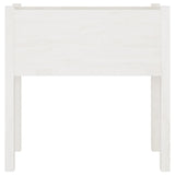 Vidaxl Planning Box 70x31x70 cm Solid Pine White