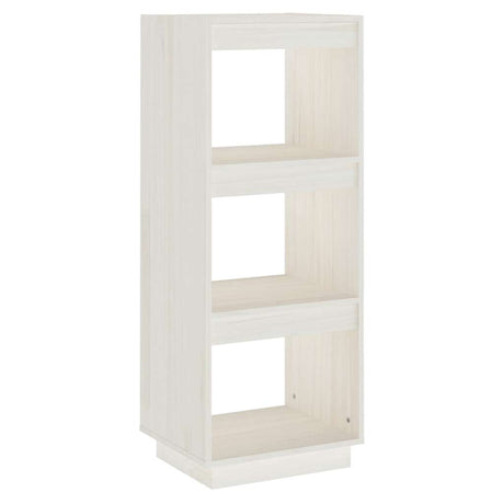 Vidaxl boekenkast kamerscherm 40x35x103 cm massief grenenhout wit