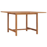 Vidaxl tuintafel 110x110x75 cm massief teakhout