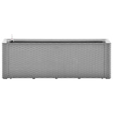 VIDAXL -Pflanzer mit Wasserversystem 100x43x33 cm Grau angehoben