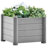 Vidaxl Planter Insert 43x43x35 cm pp stengrå