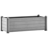 Vidaxl planter Insented 100x43x35 cm pp stengrå