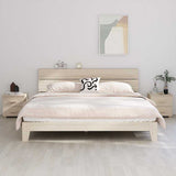 Vidaxl nachtkastjes hamar 2 st 40x35x44,5 cm grenenhout honingbruin