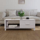 Vidaxl salontafel hamar 100x55x35 cm massief grenenhout wit